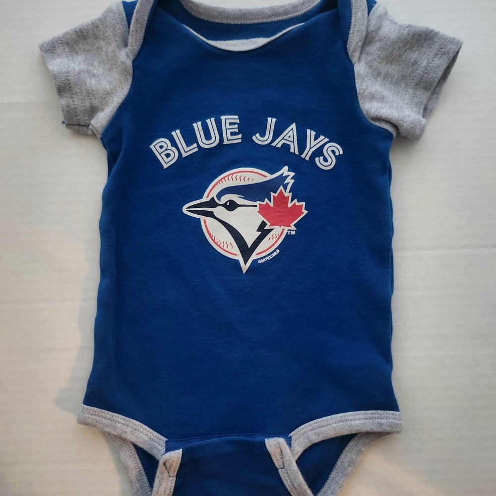 Size 0-3M MLB Toronto Blue Jays Babies Official Gertex Onesie
